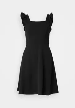 Дневное платье Vmalva Square Short Dress Vero Moda, черное