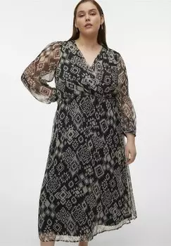 Дневное платье VMCGEMA DRESS Vero Moda Curve, черный