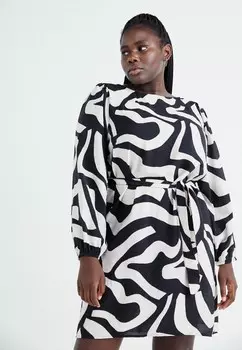 Дневное платье VMCJOSIE RIKA DRESS Vero Moda Curve, черный