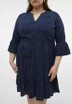 Дневное платье VMDICTHE Vero Moda Curve, темно-синий