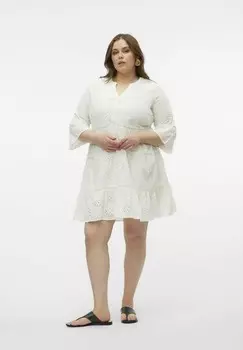 Дневное платье VMDICTHE Vero Moda Curve, белый
