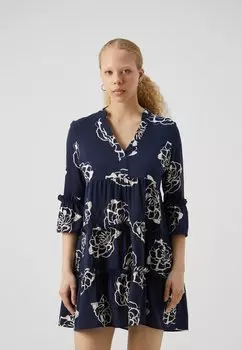 Дневное платье VMEASY 3/4 SHORT DRESS Vero Moda, цвет navy