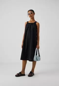 Дневное платье Vmgili Detailed Singlet Dress Vero Moda, черное