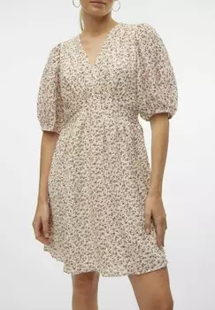 Дневное платье VMHOLLO KURZES Vero Moda, белый