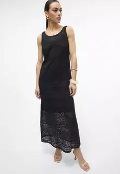 Дневное платье Vmhoney 7/8 Dress Vero Moda, черное