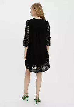 Дневное платье Vmhoney V Neck Tunic Vero Moda, черное
