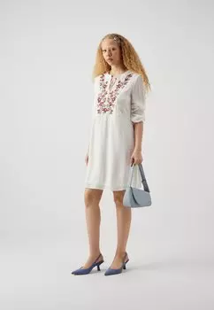 Дневное платье Vmmina Short Dress Vero Moda, ярко-белое