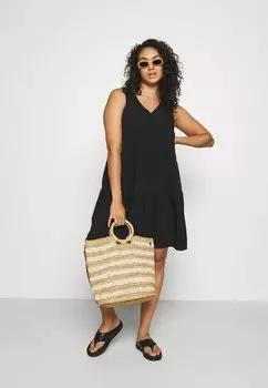 Дневное платье Vmolivia Peplum Dress Vero Moda, черное