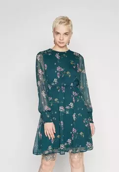 Дневное платье VMSMILLA DRESS Vero Moda, цвет ponderosa pine/sallie