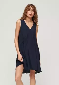 Дневное платье VOLUME SLEEVELESS Superdry, синий