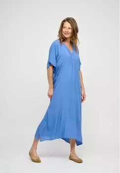 Дневное платье WAVE KAFTAN CREPE moshi moshi mind, цвет heaven blue