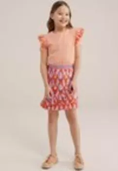 Дневное платье We Fashion, оранжевый