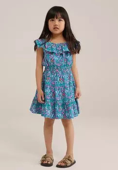 Дневное платье WE Fashion, синее