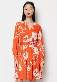 Дневное платье WRAP STYLE BELTED SHORT LENGTH Marc O'Polo, цвет multi