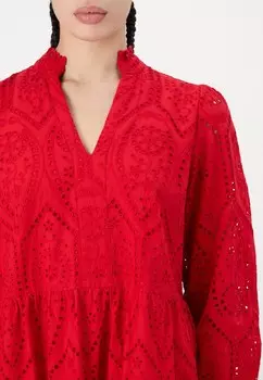 Дневное платье YASHOLI DRESS YAS, красный