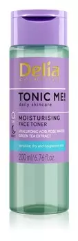 Дневной и ночной увлажняющий тоник Delia Cosmetics Tonic Me!