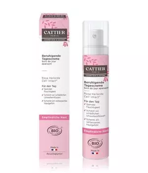 Дневной крем Cattier Gesichtspflege Rosa Heilerde - Cell'intact, 50 ml