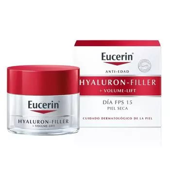 Дневной крем для лица Hyaluron Filler & Volume Lift Crema de Da FPS 15 Piel Seca Eucerin, 50 ml