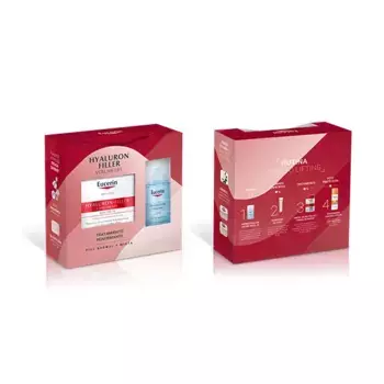 Дневной крем для лица и мицеллярная вода Pack Hyaluron Filler Volumen Lift Eucerin, 1 UD