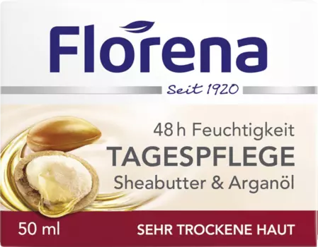 Дневной крем Florena 48 h Feuchtigkeit Tagespflege Sheabutter & Arganl
