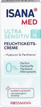 Дневной крем ISANA MED Feuchtigkeitscreme ultra sensitiv LSF 15