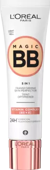 Дневной крем L'ORAL PARiS BB Cream 5in1, 24h feuchtigkeitsspendend, Hell, LSF 11, 30 ml