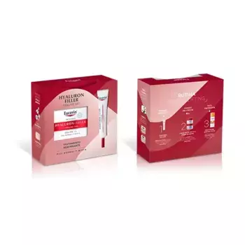 Дневной крем + маска для контура глаз Pack Hyaluron Filler Volumen Lift Eucerin, 1 UD