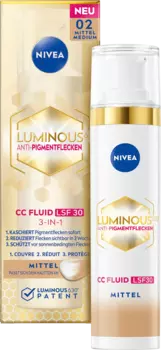 Дневной крем NIVEA CC Creme Luminous 630 Getntes Fluid MIttel LSF 30, 40 ml