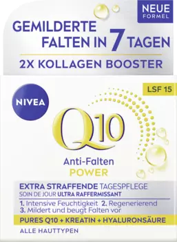 Дневной крем NIVEA Q10 Anti-Falten Power Straffende Tagespflege LSF 15