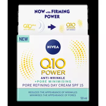 Дневной крем против морщин и очищения пор Q10 Power 50 мл Nivea