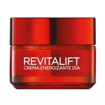 Дневной крем против морщин и повышения упругости с красным женьшенем Revitalift Crema Roja Energizante L'Oreal, 50 ml