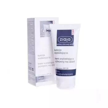 Дневной защитный отбеливающий крем, SPF 20, 50 мл Ziaja, Med
