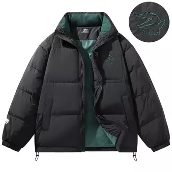 Dnnnnx Пуховик унисекс, Бежевый (в комплект входят одни случайные брюки этой марки)