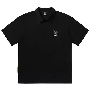 Dnnnnx Рубашка-поло унисекс, Черный