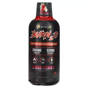 Добавка Alpha Lion Burn2O Shred Berry клубника и ваниль, 465 мл