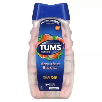 Добавка антацидная Tums ассорти ягод, 160 жевательных таблеток