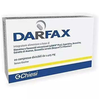 Добавка Chiesi Farmaceutici Darfax, 20 разделенных таблеток
