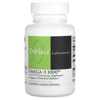 Добавка DaVinci Laboratories of Vermont Omega-3 1000, 45 мягких таблеток