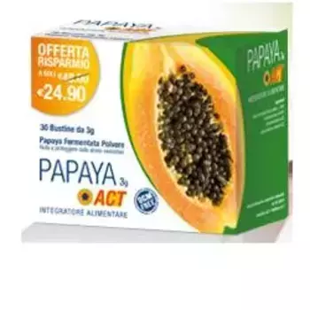Добавка для энергетического метаболизма Papaya Act, 30 пакетиков F&F