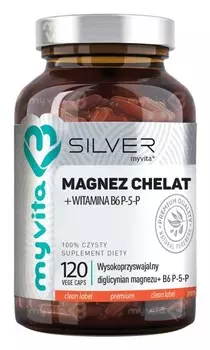 Добавка для поддержания здоровья нервной системы MyVita Silver Magnez Chelat + B6 P-5-P