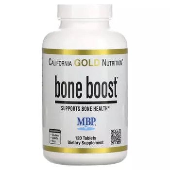 Добавка для поддержки здоровья костей California Gold Nutrition Bone Boost, 120 таблеток