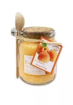 Добавка для ванн BADESALZ MARILLE IM GLAS MIT HOLZLFFEL 300 G Florex, цвет orange