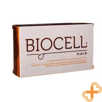 Добавка для волос 60 капсул L-цистеин витамины и минеральный комплекс Biocell