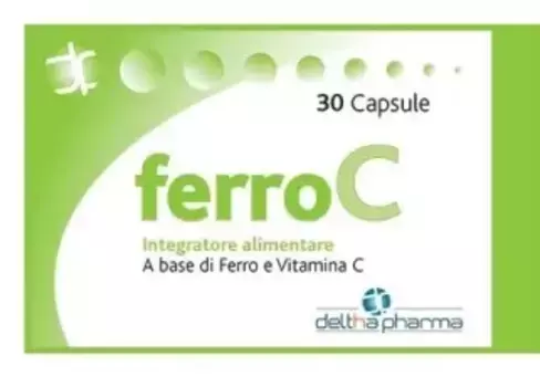Добавка FerroC, 30 капсул Deltha Pharma