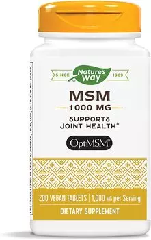 Добавка МСМ Nature's Way, 200 таблеток