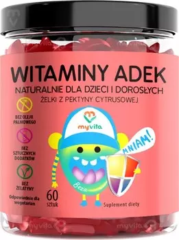 Добавка с мультивитаминным комплексом MyVita Naturalne elki witamina ADEK