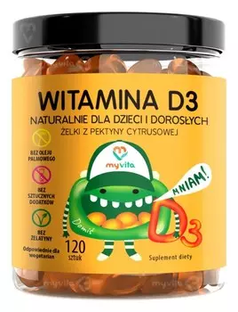Добавка с витамином D MyVita Naturalne elki Witamina D3