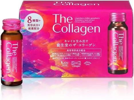 Добавка Shiseido The Collagen Strawberry Seed Extract, 10 шт