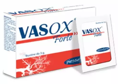 Добавка Vasox Forte при венозной недостаточности 20 пакетиков без лактозы Piessefarma