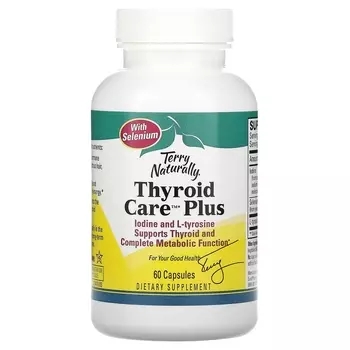 Добавка - Забота о Щитовидной Железе Terry Naturally Thyroid Care Plus, 60 капсул